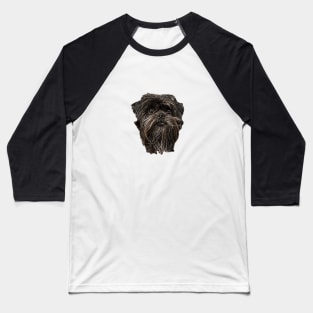 Affenpinscher Cute Puppy Dog Face Baseball T-Shirt
